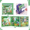 image:imageMagnetic Puzzles for Toddlers 35 75Pieces Travel Toys Animal Jungle Puzzles Ages 46 Educational Learning Magnets Road Car Trip amp Airplane Activities Toys for 3 4 5 6 7 Girls Boys GiftAnimal Jungle