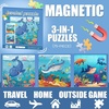 image:imageMagnetic Puzzles for Toddlers 35 75Pieces Travel Toys Animal Jungle Puzzles Ages 46 Educational Learning Magnets Road Car Trip amp Airplane Activities Toys for 3 4 5 6 7 Girls Boys GiftSea
