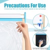 image:imageWooden Adjustable Kids Easel Learning Toy for Boys and Girls Aged 34 48 812 Wooden Blackboard amp Magnetic Whiteboard amp Drawing Paper Holder 2 Drawing Paper Roll