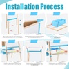 image:imageWooden Easel for Kids Adjustable Kids Art Easel Learning Toy for Boys and Girls Ages 34 48 812 Wooden Blackboard amp Magnetic Whiteboard and Drawing Paper Holder 2 Drawing Paper Roll