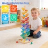 image:imageWooden Marble Run Music Tree Marble Run Learning Game Montessori Wooden Color Sorting Toy Birthday Gift for Boys and Girls Ages 38