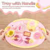 image:imageWooden Tea Sets for Toddlers 35 Tea Party Set for Little Girls 46 Toddler Tea Set with Teacups Dessert Food Items and Tray Birthday Gift for Kids Aged 36