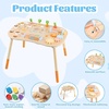 image:imageWooden Activity Table 6in1 Montessori Activity Table for Toddlers Activity Center for Babies Aged 13 Sensory Toys for Boys and Girls 1 Years Old