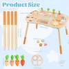 image:imageWooden Activity Table 6in1 Montessori Activity Table for Toddlers Activity Center for Babies Aged 13 Sensory Toys for Boys and Girls 1 Years Old